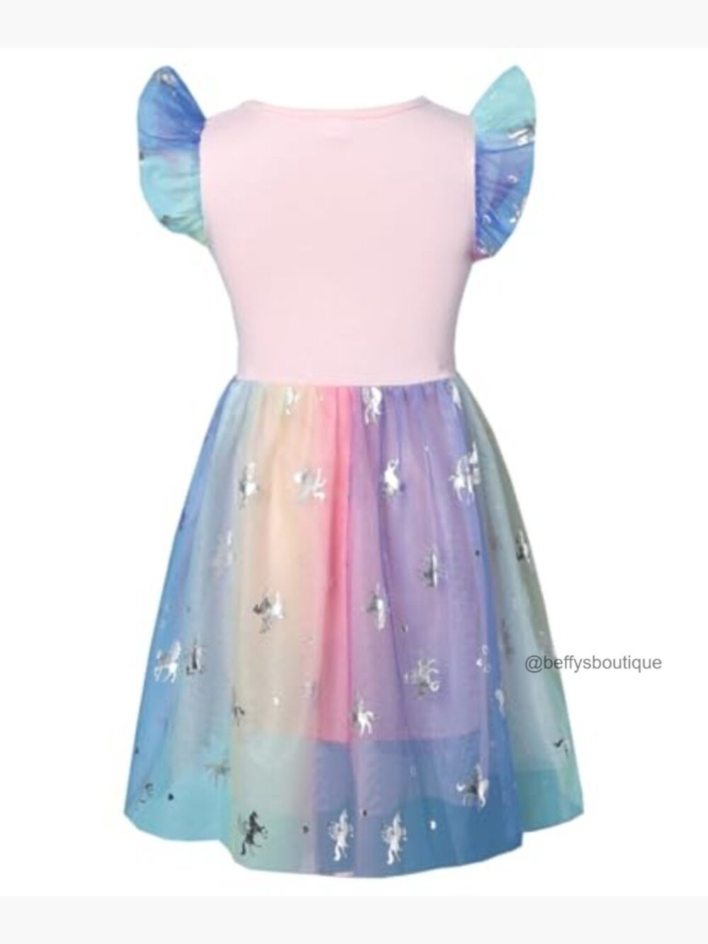 Girls Tulle Tutu Princess Party Dress Unicorn Birthday Tutu Skirt - Picture 4 of 7